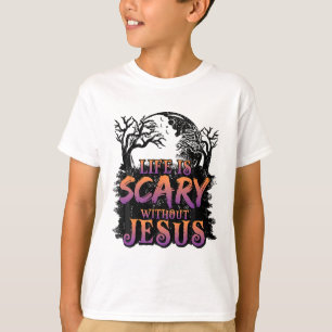 Das Leben ist ohne Jesus Halloween-Kostüm Beängsti T-Shirt
