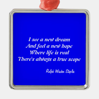 Das Leben ist real Ornament Aus Metall