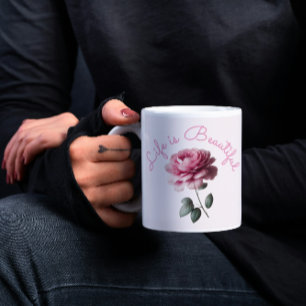 Das Leben ist schön Kaffeetasse