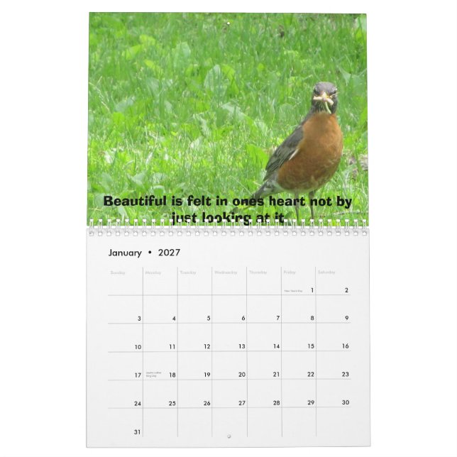Das Leben ist schön Kalender (Jan 2027)
