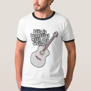 Das Leben ist schön mit meiner Gitarre. vintage fa T-Shirt