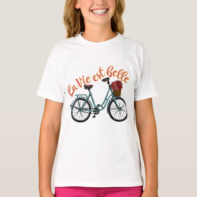 Das Leben ist schön T-Shirt (Vorderseite)