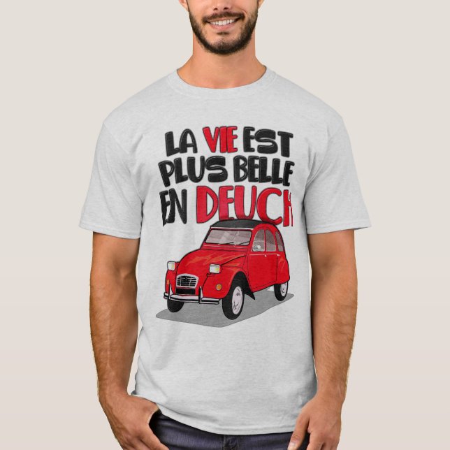 Das Leben ist schön T-Shirt (Vorderseite)