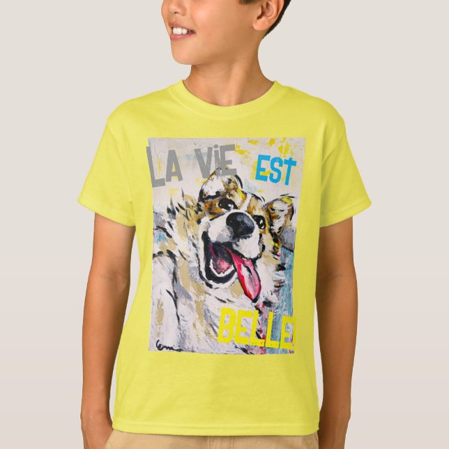 Das Leben ist schön! T-Shirt (Vorderseite)