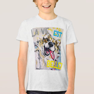 Das Leben ist schön! T-Shirt Tri-Blend Shirt