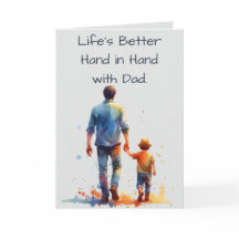 Das Leben ist schöner Hand in Hand mit Papa Herzli
