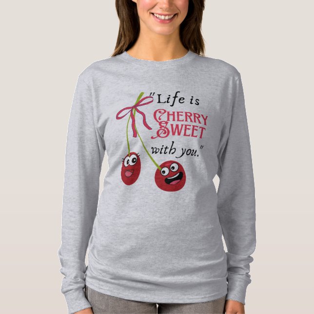 DAS LEBEN IST SCHWIMMEND MIT IHNEN T-Shirt (Vorderseite)