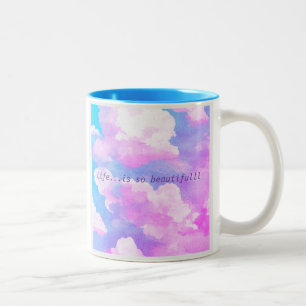 Das Leben ist so schöne Tasse - Sky Blue Aesthetic