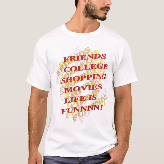 DAS LEBEN IST SPASS T-Shirt (Vorderseite)