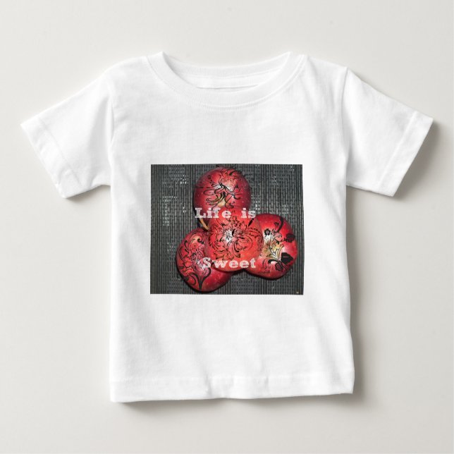 Das Leben ist süß Baby T-shirt (Vorderseite)