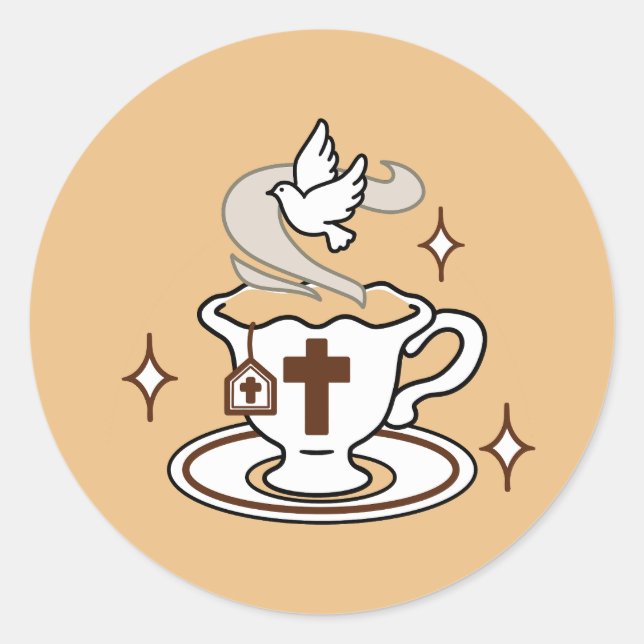 Das Leben ist süß mit Jesus - Christlicher Glaube  Runder Aufkleber (Vorderseite)