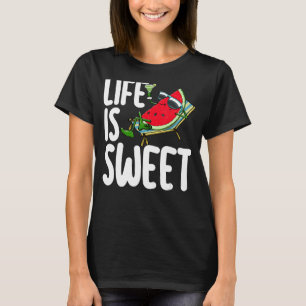 Das Leben ist süße Wassermelone Liebe Melon Frucht T-Shirt