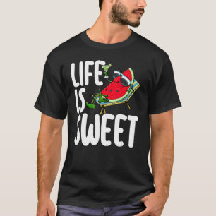 Das Leben ist süße Wassermelone Liebe Melon Frucht T-Shirt