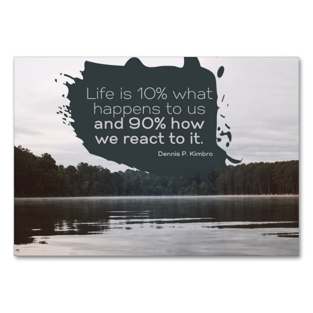 Das Leben ist Tischnummer (Vorderseite)