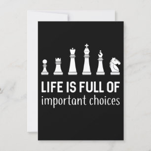 Das Leben ist voller wichtiger Entscheidungen, Sch Einladung