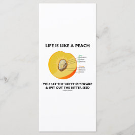 Das Leben ist wie ein Pfirsichessen Süße Mesokarpf