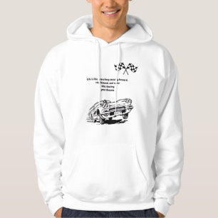 *Das Leben ist wie ein Rennen – bewege dich immer  Hoodie
