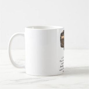 Das Leben ist wie eine Kamera Zitat und Illustrati Kaffeetasse