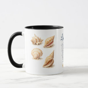 Das Leben ist wie eine Muschel Inspirierende Musch Tasse