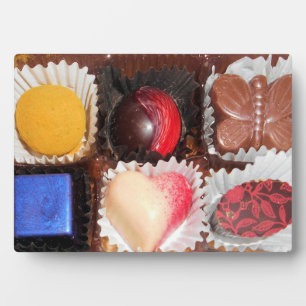 Das Leben ist wie eine Schachtel Pralinen Fotoplatte