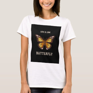 Das Leben ist wie Schmetterling T-Shirt