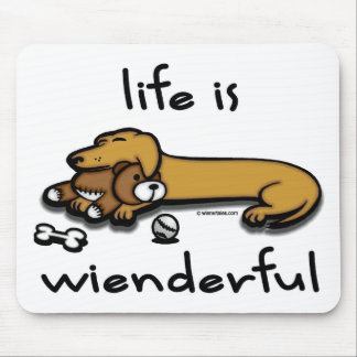 Das Leben ist Wienderful Mousepad