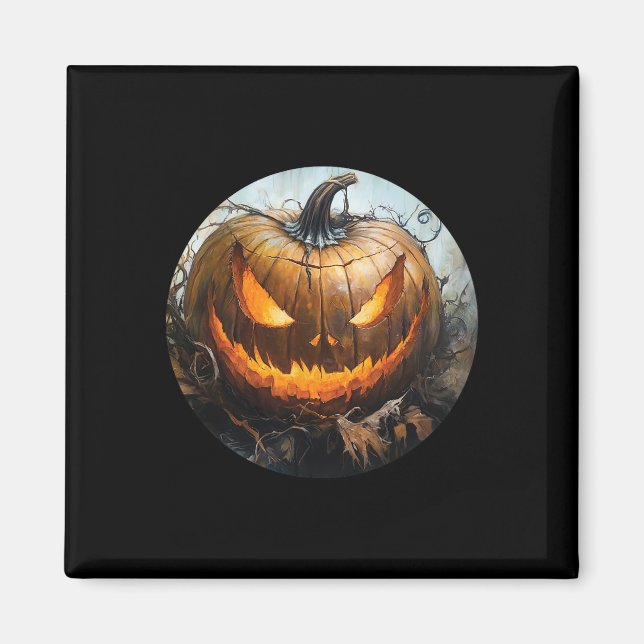 Das Leben ist wirklich gut Beängstigende Pumpkin-K Magnet (Vorne)