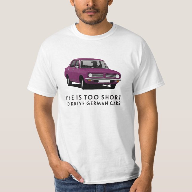 Das Leben ist zu kurz - Morris Marina Super 10 Far T-Shirt (Vorderseite)