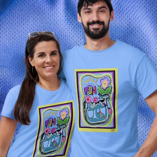 Das Leben ist zu kurz, Spaß haben! Whimsical Joy T-Shirt (Von Creator hochgeladen)