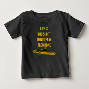 Das Leben ist zu kurz, um kein Romknochengeschenk Baby T-shirt