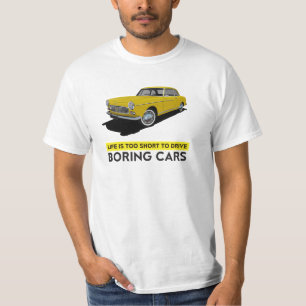 Das Leben ist zu kurz, um zu fahren - Peugeot 404 T-Shirt