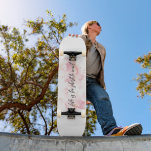 Das Leben ist zu kurz, um zu warten Skateboard