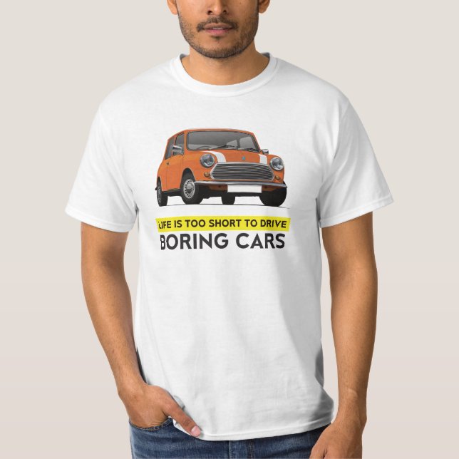 Das Leben ist zu kurzes - Austin Mini - T-Shirt (Vorderseite)