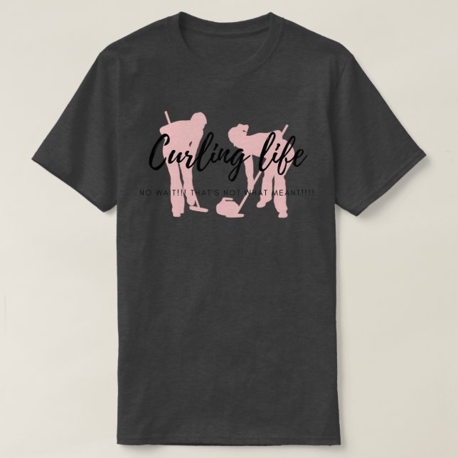 DAS LEBEN KEIN WARTEN KURZES LEBEN T-Shirt (Design vorne)