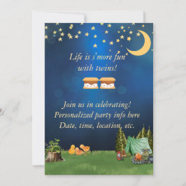 Das Leben macht sich mehr Spaß mit der Zwillingsei Einladung