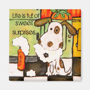 Das Leben-Magnet des Hundes Magnet