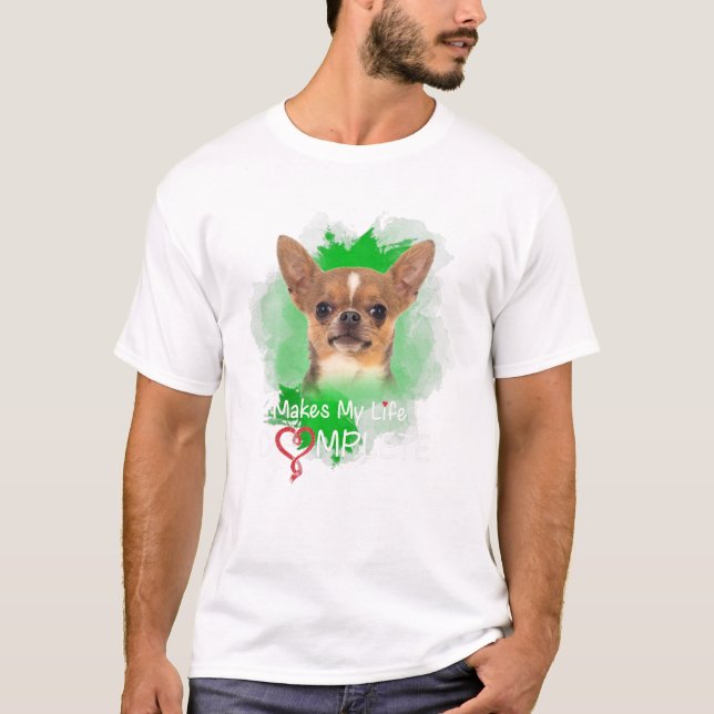 Das Leben meines Hundes ist abgeschlossen T-Shirt (Vorderseite)