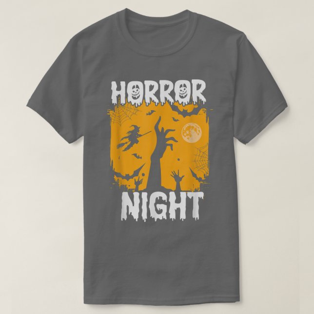 Das Leben nach der Ehe ist genauso wie Horror Nigh T-Shirt (Design vorne)