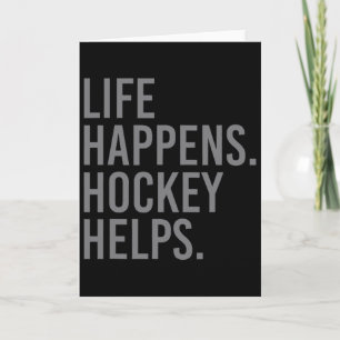 Das Leben passiert Hockey hilft Karte