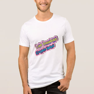 Das Leben passiert - Kaffee hilft Ästhetik T-Shirt Tri-Blend Shirt