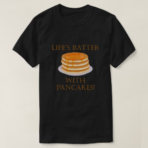 Das Leben spielt mit Niedlichen Pancakes T-Shirt