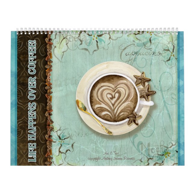 Das Leben über Kaffee, Kalender (Titelbild)