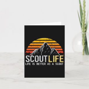 Das Leben und das Leben in Scout ist besser als Pf Karte