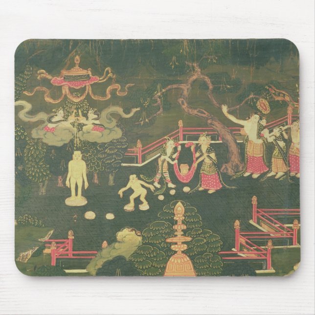 Das Leben von Buddha Shakyamuni Mousepad (Vorne)
