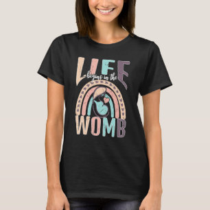 Das Leben von Frauen und Männern beginnt in den Wo T-Shirt