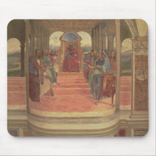 Das Leben von St. Benedict (Fresko) (Detail) Mousepad