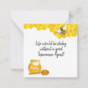 Das Leben wäre eine klebrige Visitenkarte Mitteilungskarte