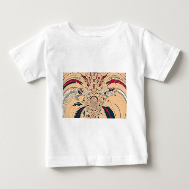 Das lebendige afrikanische Kaleidoskop: Ein Peachy Baby T-shirt (Vorderseite)