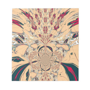 Das lebendige afrikanische Kaleidoskop: Ein Peachy Notizblock