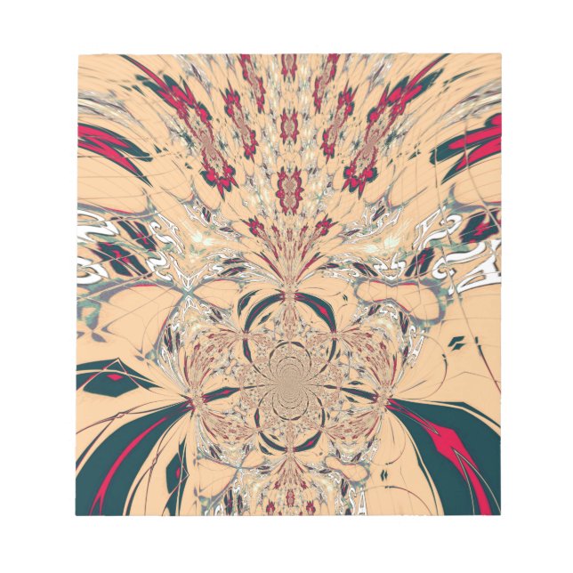 Das lebendige afrikanische Kaleidoskop: Ein Peachy Notizblock (Vorderseite)